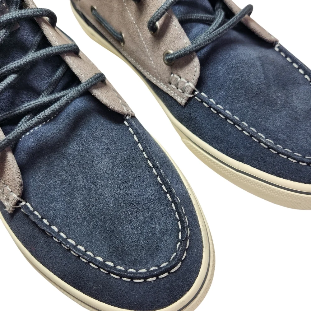 G.H. Bass & Co. Crew High Top Sneakers Mens 11.5 M Navy Gray Suede Chukka Boots